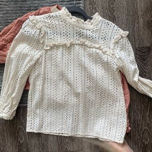 Madewell collared top